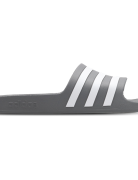 Adilette Herren Flip-Flops und Sandalen - Grau - Größe 41 1/3 - Plastic/Polycarbonate Grey 41 1/3