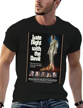 LATE NIGHT WITH THE DEVIL Official Poster T-Shirt essential t shirt man t shirt designer T-Shirt - Aliexpress - FashionsVida