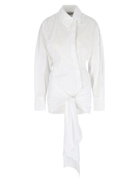 Cotton-Blend Dress with Light, Natural Stretch