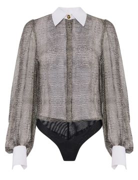 Camicie donna - camicia a body - nero