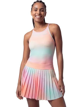 Vestido plisado Boombastic mujer BBC Snare-W Green - Siroko - FashionsVida
