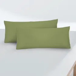 Feinjersey-Kopfkissenbezug Doppelpack fichte, 2x 40x60 cm