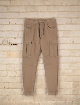 Sinsay - Jogger cargo - caffè