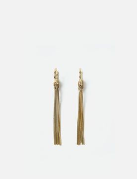 Misako Vera lange Ohrringe Gold