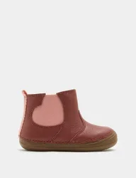 Barefoot Leather Heart Chelsea Boots (2 Small - 5 Small) Rust male