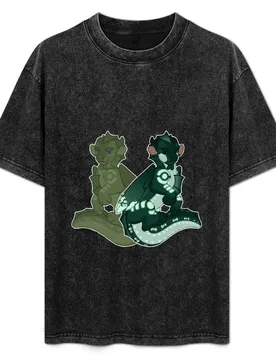 Orca and her Statue - WOF Wings of Fire T-Shirt Basic Crew Neck Short Sleeve Top - Aliexpress - FashionsVida