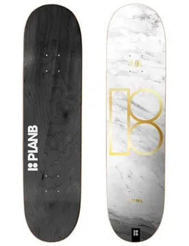 Planche De Skateboard White Marble Gustavo 8.0´´ Twin 31.55 Pouces unisex