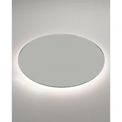 Espejo de baño rendondo luz fría Oporto