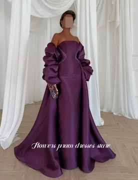 Flowers Luxury Prom Dress A Line Party Dress Cape Sleeve Evening Dress Formal Occasion Dress for Arabic Women Customized - Aliexpress - FashionsVida