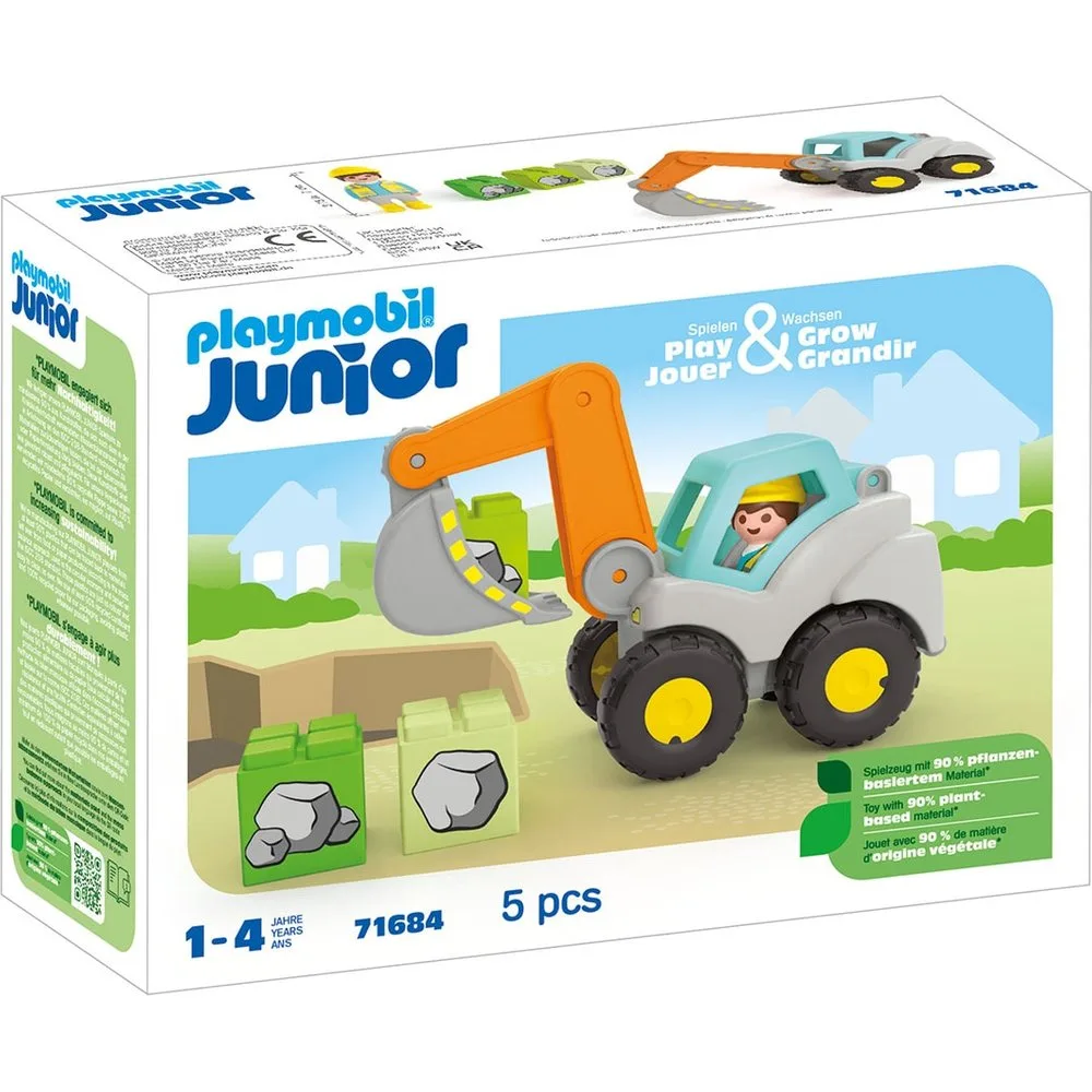 JUNIOR: pala excavadora - PLAYMOBIL - FashionsVida