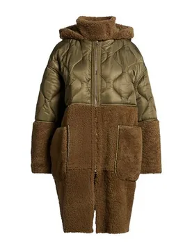 Borreguito y pelo ecológico Mujer Caqui 34,36 Mujer - Blancha - FashionsVida