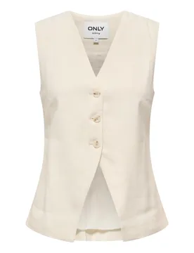 Only Damen Weste Beige 517466