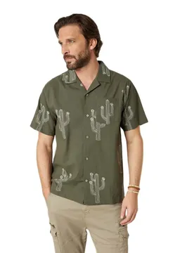 Chemise à Manches Courtes Cody Khaki L