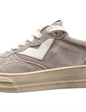 Sneakers In Pelle Uomo Hyper Stone