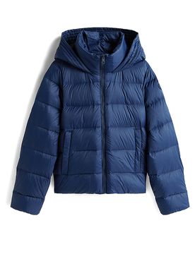 Daunenjacke azul oscuro M