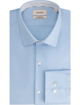 Camisa de hombre de vestir slim con microestampado interior - Calvin Klein - FashionsVida