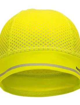 Berrretto Hypernight Reflective Pony Tail Hi Vis Yellow / Geo Print One Size