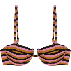 Top de bikini Balconette Butterfly con estructura, cierre multiposición y foams extraíbles