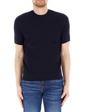 Maglia in cotone BLU NOTTE L