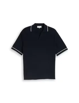 Slub knit polo male - L - FashionsVida