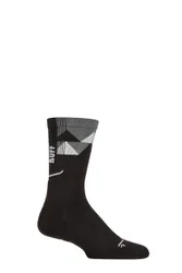 Mens and Womens 1 Pair BUFF Thermonet Hike Crew Length Socks Black M - Black - Size: Medium