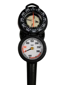 Console Compass + Pressure Gauge