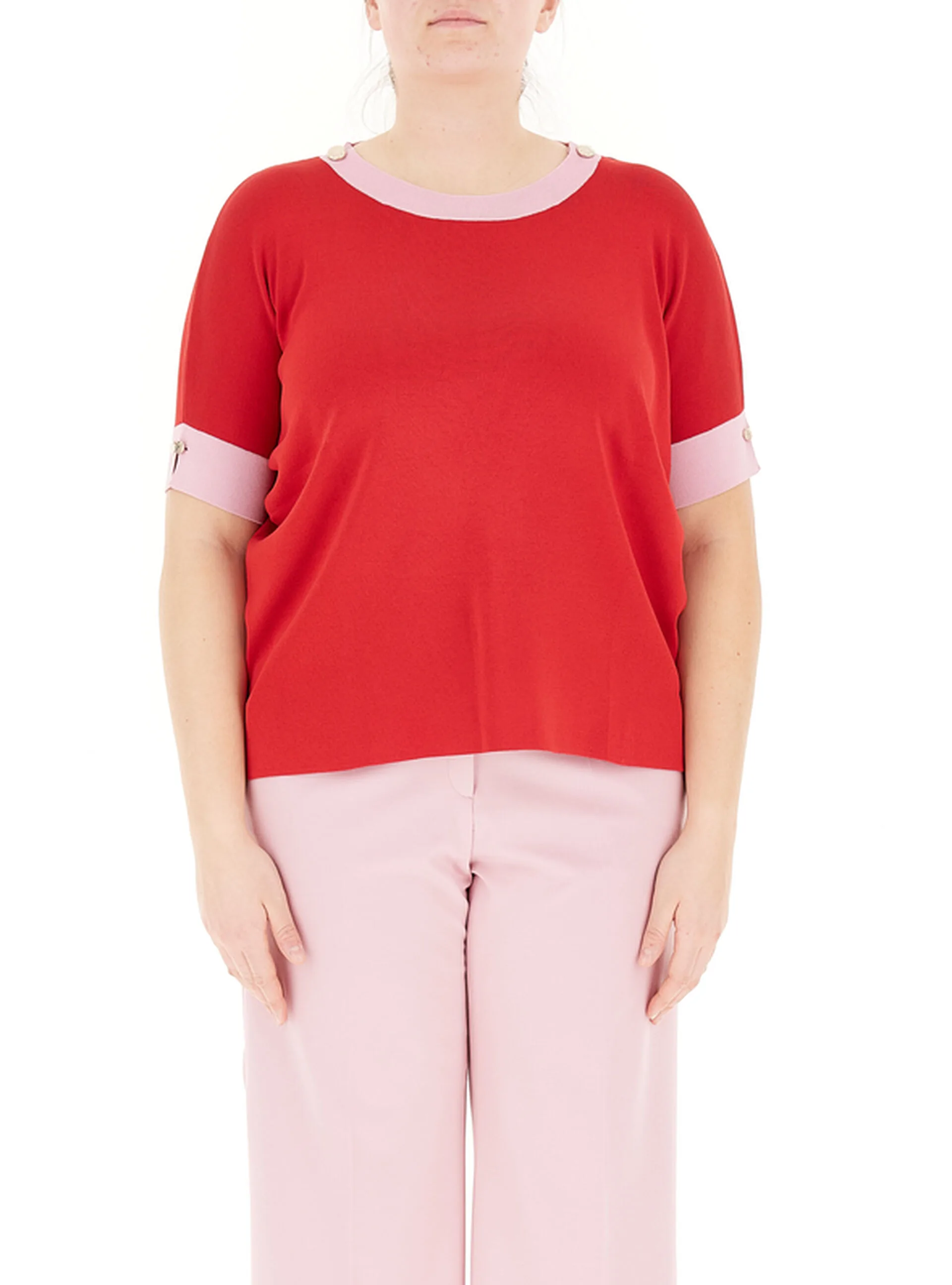 Maglia maniche corte ROSSO 02 - ELENA MIRO' - FashionsVida