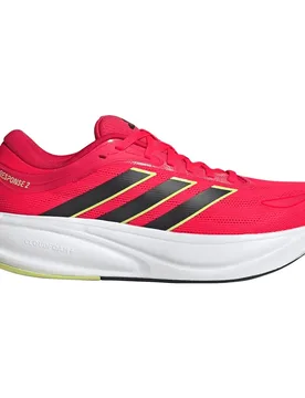 Response 2 Running Shoes Lucid Red / Core Black / Pulse Lime UK 11 Men - Adidas - FashionsVida