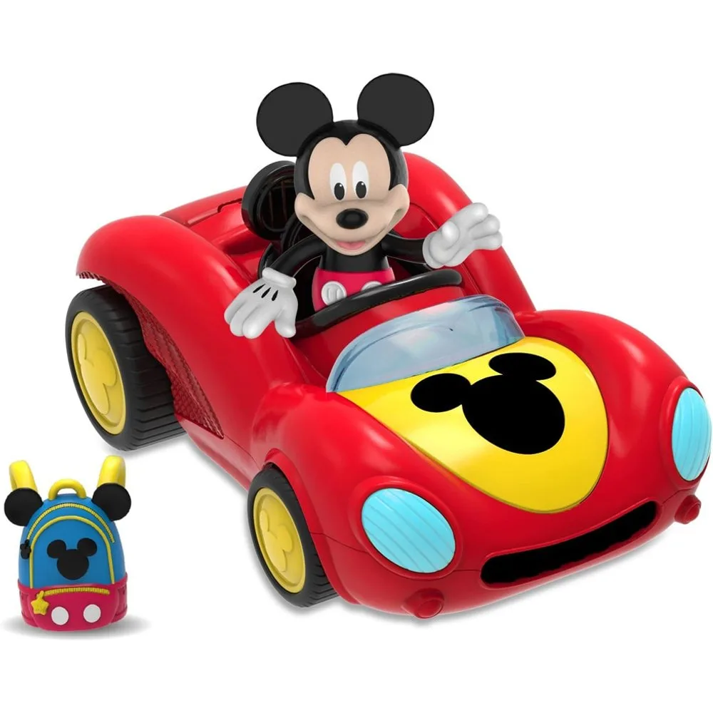 Figura articulada y vehículo Mickey - Famosa - FashionsVida