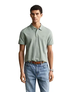 Polo A Maniche Corte Reg Shield Ceramic Grey XL