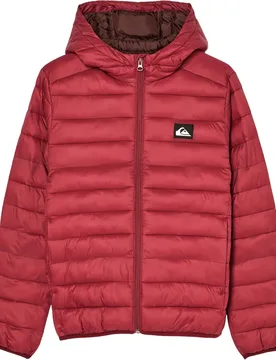 Veste Matelassée Scaly Oxblood Red 8 Années Garçon - Quiksilver - FashionsVida