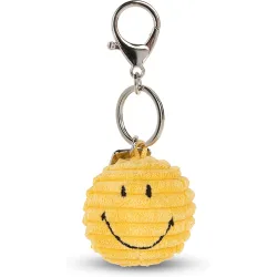 Llavero de peluche amarillo Keychain ECO de pana Smiley Bon Ton Toys