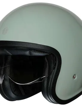 Casco Moto Jet Cafè Racer SPIRIT PRESTIGE Verde taglia XL - Origine - FashionsVida