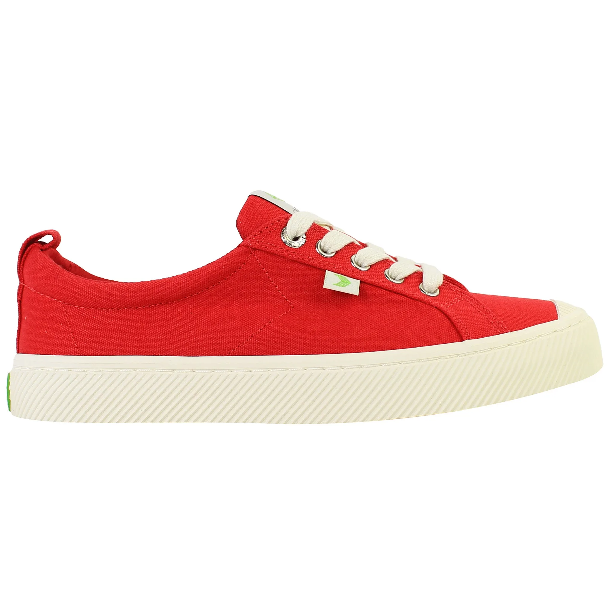 Oca Low Unisex Red Plimsolls - Size Uk 11.5 - Cariuma - FashionsVida