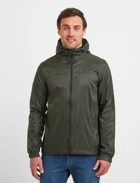 Craven Mens Waterproof Packaway Jacket Dark Khaki - Size 6xl - TOG24 - FashionsVida