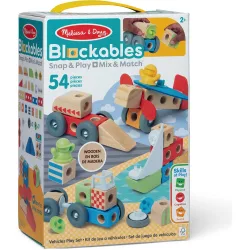 Melissa & Doug - Set de construcción Blockables Vehicles 54 piezas Melissa & Doug