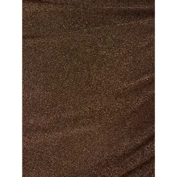 Vestido largo drapeado con hombros cubiertos
