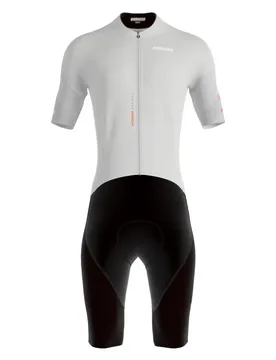Tuta Da Gara A Maniche Corte Speedwear Aerolite Cool Grey - Bioracer - FashionsVida