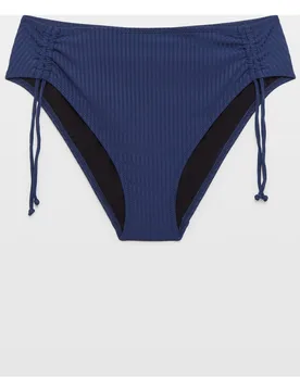 Braga de bikini mujer completa alta de talle con lazos laterales para ajustar - Antigel - FashionsVida