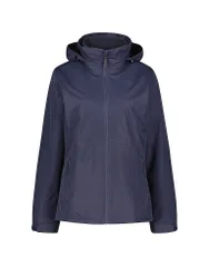 Chaqueta de senderismo para mujer Bedford 2en1 con capucha azul oscuro 34