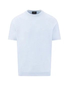 Fynch-Hatton T-shirt bleu clair L - Fynch-Hatton - FashionsVida