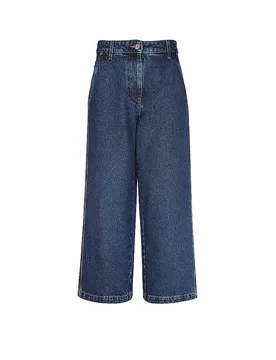 Jeans Wide Fit dunkelblau 28 damen - Aspesi - FashionsVida