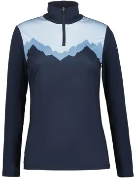 Ellenton Damen Rollkragenpullover, blau M