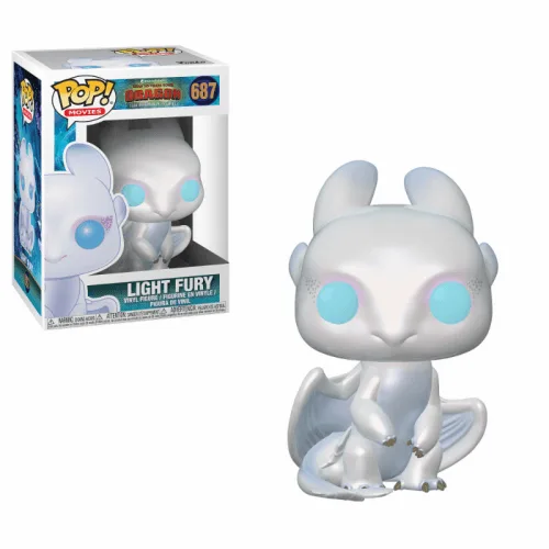 POP! Movies - How to Train Your Dragon 3 #687 Light Fury - Funko - FashionsVida