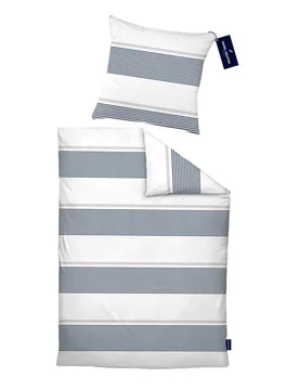 Renforce Bettwäsche marine, 1x 155x220 cm + 1x 80x80 cm - Daniel hechter - FashionsVida