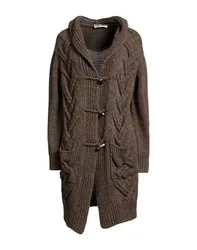 Mantel Damen Maulwurfsgrau ONESIZE Damen