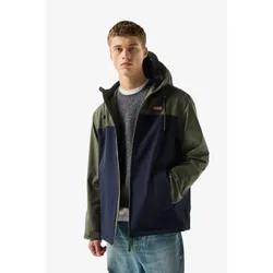 Original Mens Block Waterproof Green Rain Jacket - Dark Green - Size Large