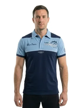 Tuna Target 2.1 Short Sleeve Polo Black L Men - Hotspot Design - FashionsVida
