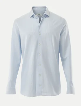 Streifenhemd Pikos Blau XL - van Laack - FashionsVida