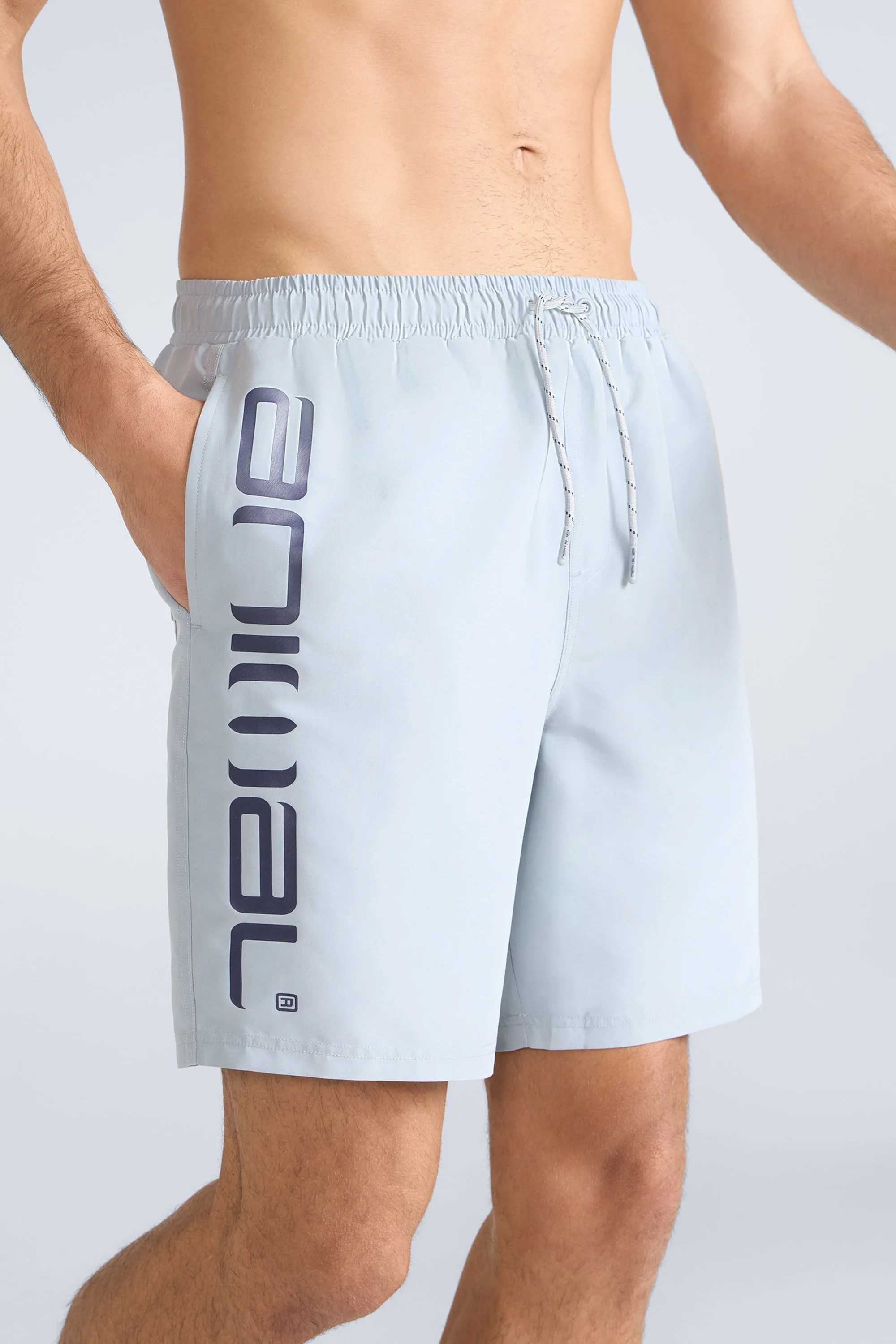 Deep Dive Mens Boardshorts - Blue - Blue - Size: L - Animal - FashionsVida